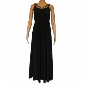 Haani black maxi dress size S J-381